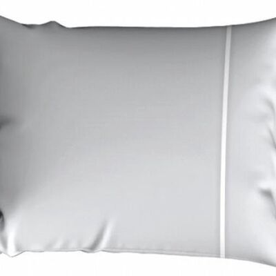 Cascina Colorini Tc220 Pillowcase 2X60X70 Divina silver/white 60x70