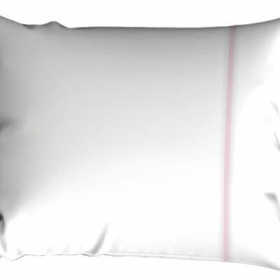 Cascina Colorini Tc220 Pillowcase 2X60X70 Divina white/rose 60x70