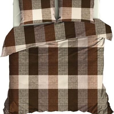 Satin D'Or Duvet Cover Faubourg Brown 140x220
