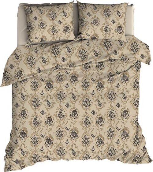 Satin D'Or Duvet Cover Blake Beige 200x220