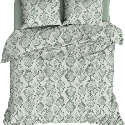 Satin D'Or Duvet Cover Blake Green 200x220