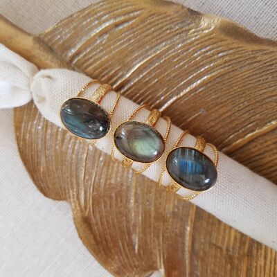 ANELLO LABRADORITE MATHILDE