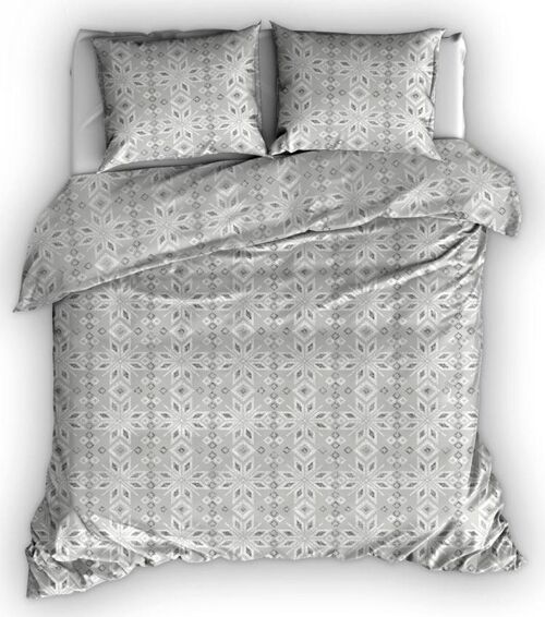 Satin D'Or Duvet Cover Whisper Gray 240x220