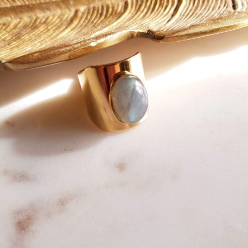 Bague réglable Caroline Labradorite