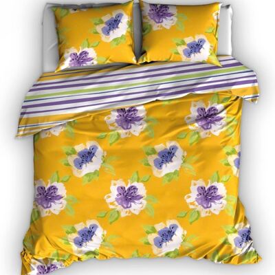 Satin D'Or Duvet Cover Thirza Yellow 200x220