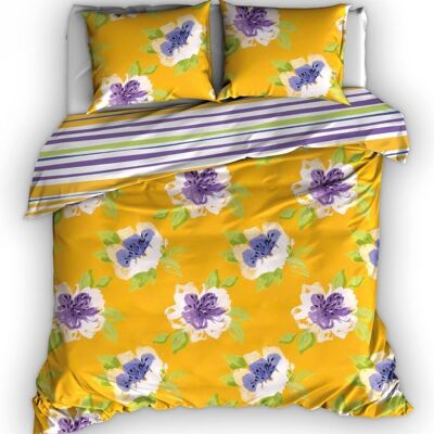 Copripiumino Satin D'Or Thirza Giallo 270x220