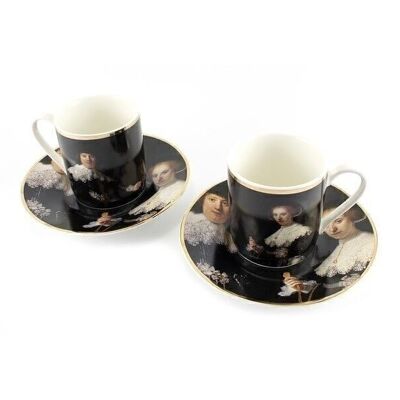 Espresso set (2 cups), Marten & Opjen, Rembrandt