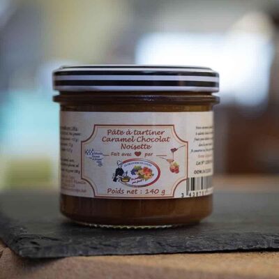 Caramel-chocolate-hazelnut spread 140g