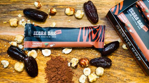Zebra Bar Pro Cacao & Hazelnut (Tray)