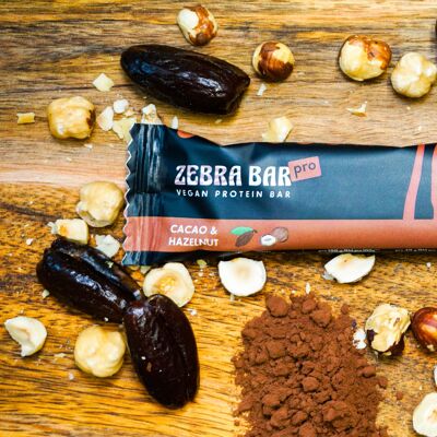 Zebra Bar Pro Cacao & Hazelnut (Bandeja)