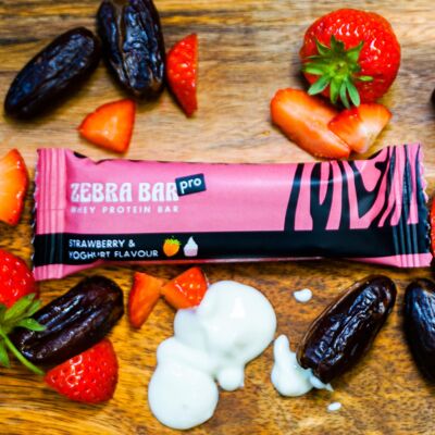Zebra Bar Pro Strawberry & Yoghurt Flavour (Tray)
