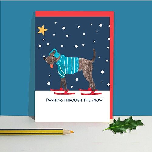 LTP19 Christmas Dogs Cards 6 Pack