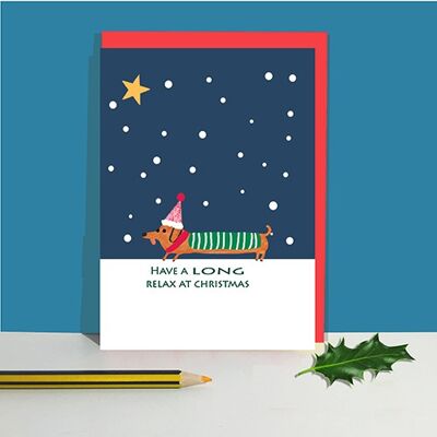 LTP17 Tarjetas navideñas para perros, paquete de 6