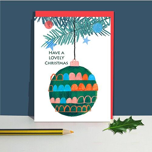 LTP4 Christmas Bauble Cards 6 Pack
