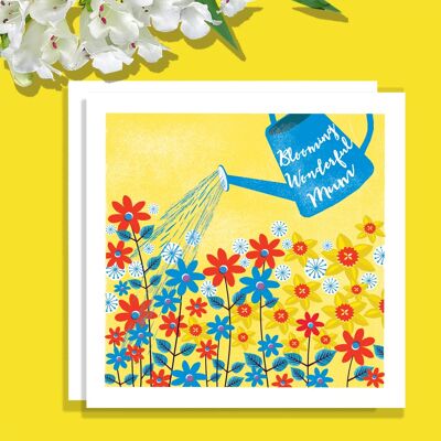 "Blooming Wonderful Mum" de la gama "Mums the word".
