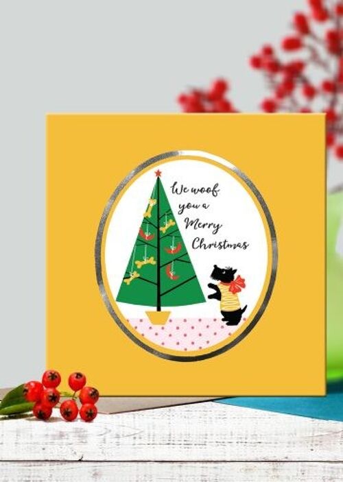 CPX7: Citrus Pop Christmas Card: ‘ We Woof you a Merry Christmas’
