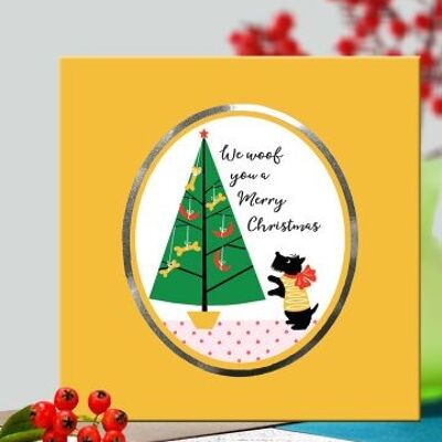 CPX7: Citrus Pop Christmas Card: ‘ We Woof you a Merry Christmas’