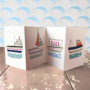 COR3: Biglietto d'auguri a fisarmonica