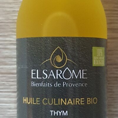 Huile culinaire bio thym