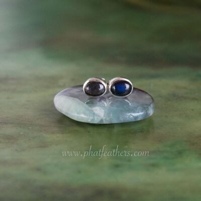 Labradorite Stud Earrings