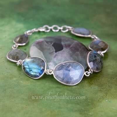 Labradorite Silver Bracelet