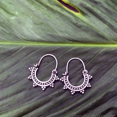 Mini Silver Earrings