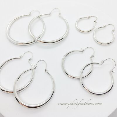 Thin Statement Hoops - S