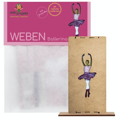 Handicraft set weaving "Ballerina"