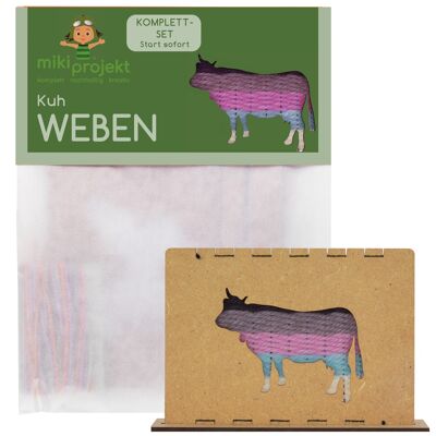 Craft kit weaving "cow"