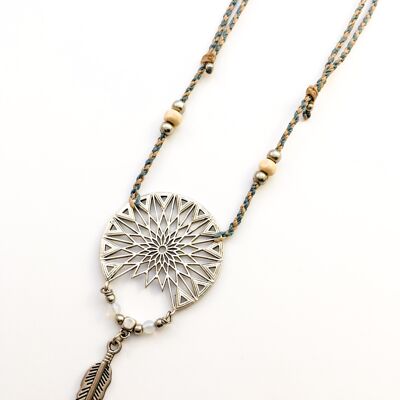 Geometric adjustable necklace