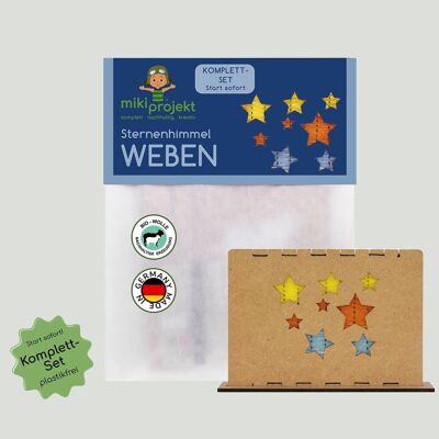 Juego para manualidades tejido "Cielo estrellado" - juego completo