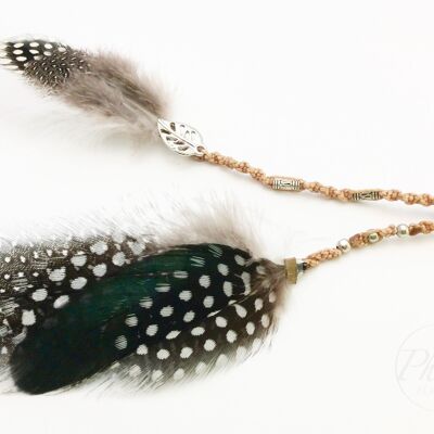 Guinea Fowl Hair Feathers