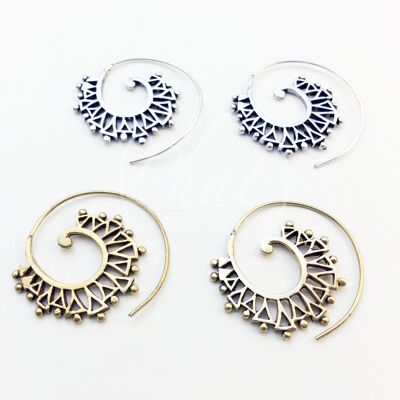 Intricate Spiral Earrings