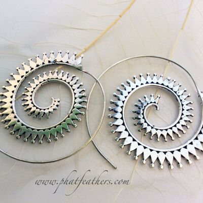 Threader Spike Earrings