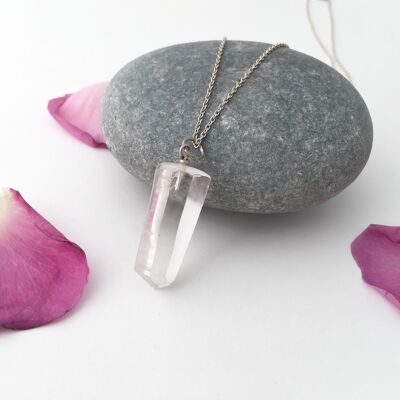 Quartz Silver Necklace