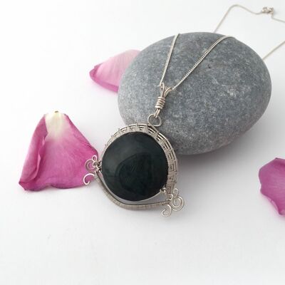 Rainbow Obsidian Necklace