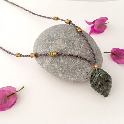 Jade Leaf Necklace