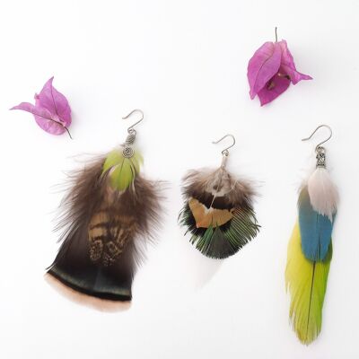 Crueltyfree Feather Earring - design 1