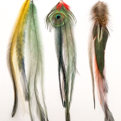 Ethical Feather Hair Clips - number one