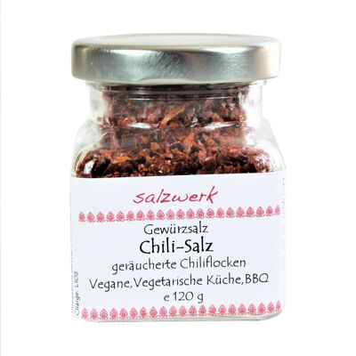 Sale al peperoncino con peperoncino affumicato, con semi
