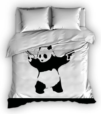 Housse de couette Satin D'Or Panda 140x220