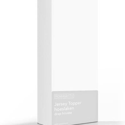 Romanette Single-Jersey-Topper mit 100 x 220 cm