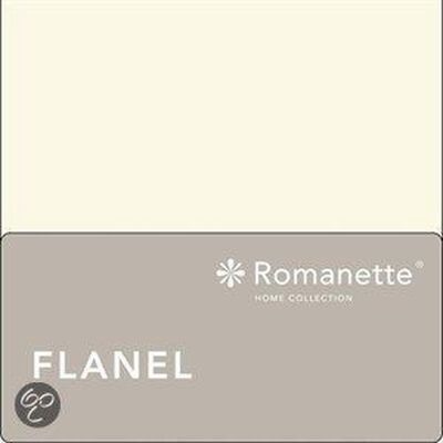 Sábana bajera de franela Romanette - Kids Off-White 70x150