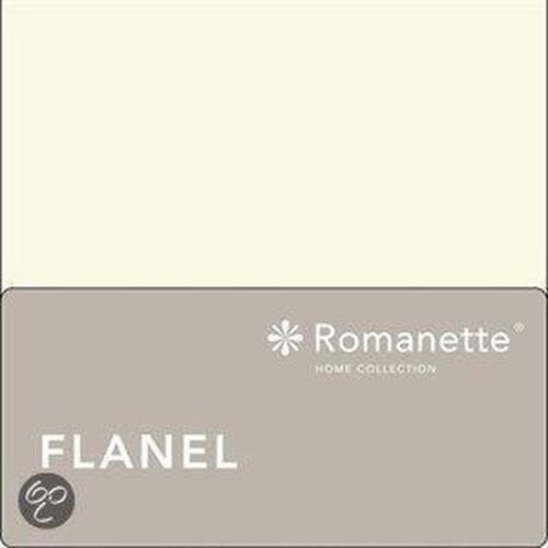 Romanette Flannel Fitted Sheet - Kids Off-White 60x120