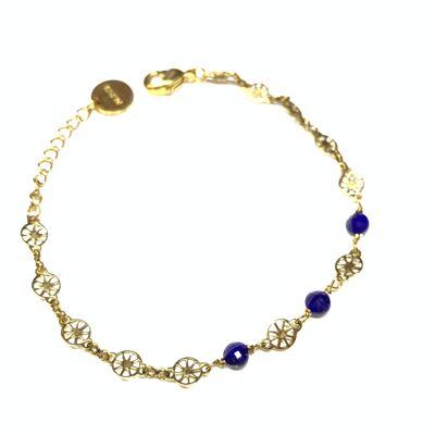 Pulsera Joséphine lapis