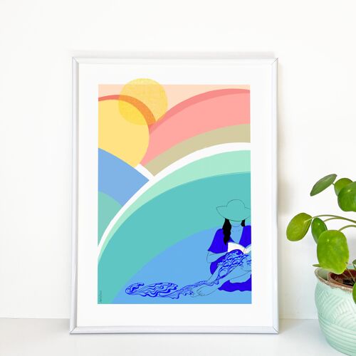 Affiche Les Vagues A3