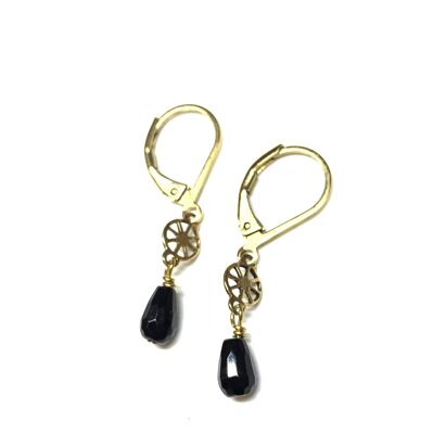 Joséphine onyx earrings