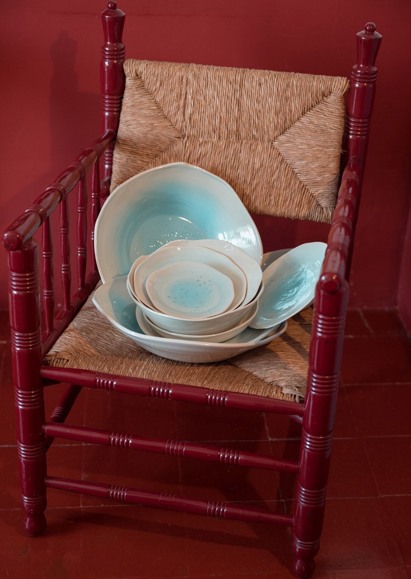 SALATSCHÜSSEL XXL COLLIOURE AQUA