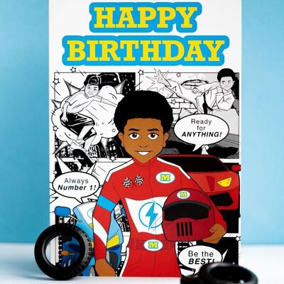 Mosi Birthday Card Black Boy Happy Birthday