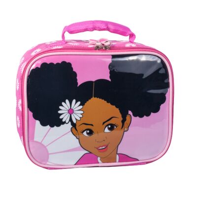 Lela Lunch Bag Beautiful Black Girl School Bag